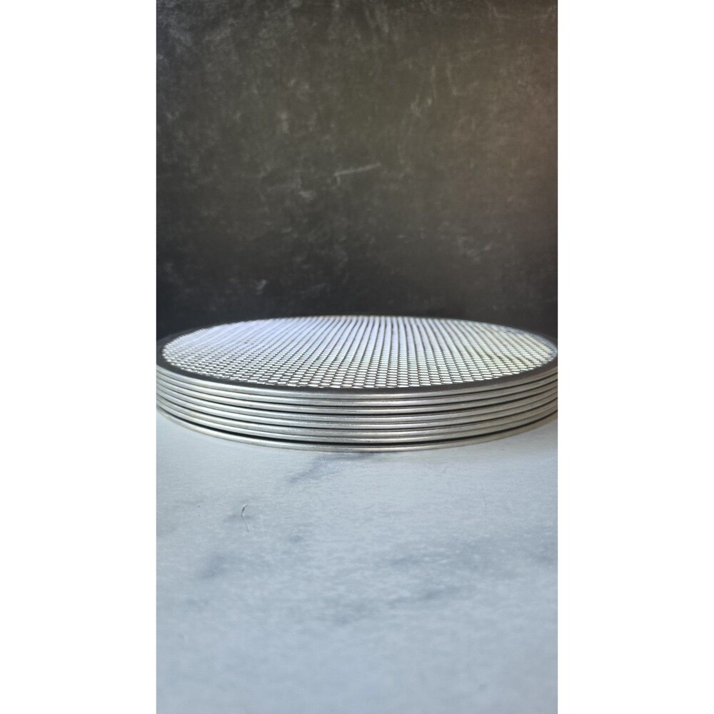13" Aluminum Pizza Screen, LOT OF 8, READ Description